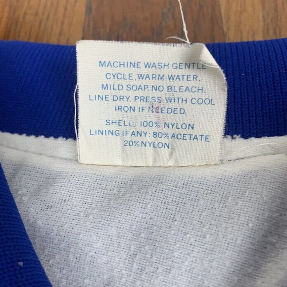 VTG Howe 22nd Grammy Awards 1980 Satin Blue Jacket 70s 80s Blue SZ Small - Picture 5 of 10